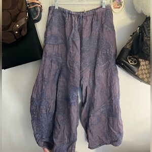 Embroidered Krista Larson Pants